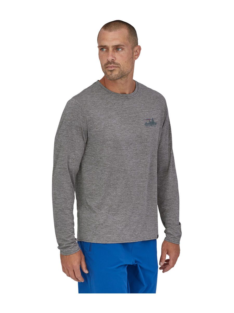 Patagonia Men's Long-Sleeved Capilene Cool Daily Graphic Shirt '73 Skyline, feather grey - Bild 3