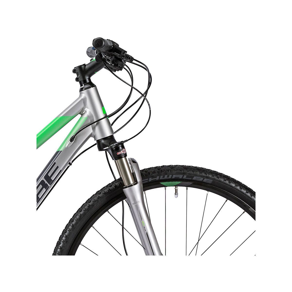 Cube Cross Pro Trapeze, silver grey green - Bild 5