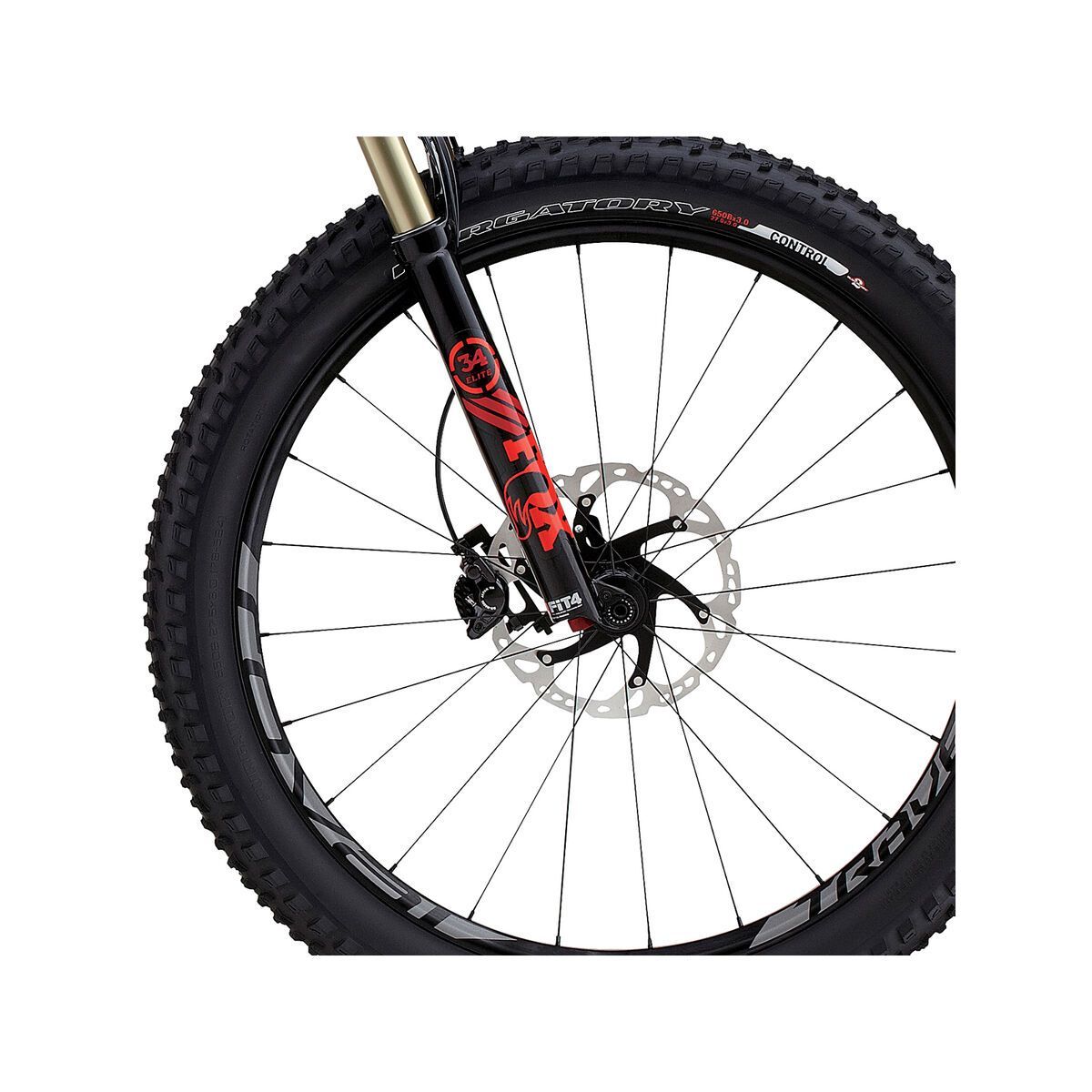 Specialized Stumpjumper FSR Expert 6Fattie, gloss/silver tint carbon/rocket red/flo red - Bild 2