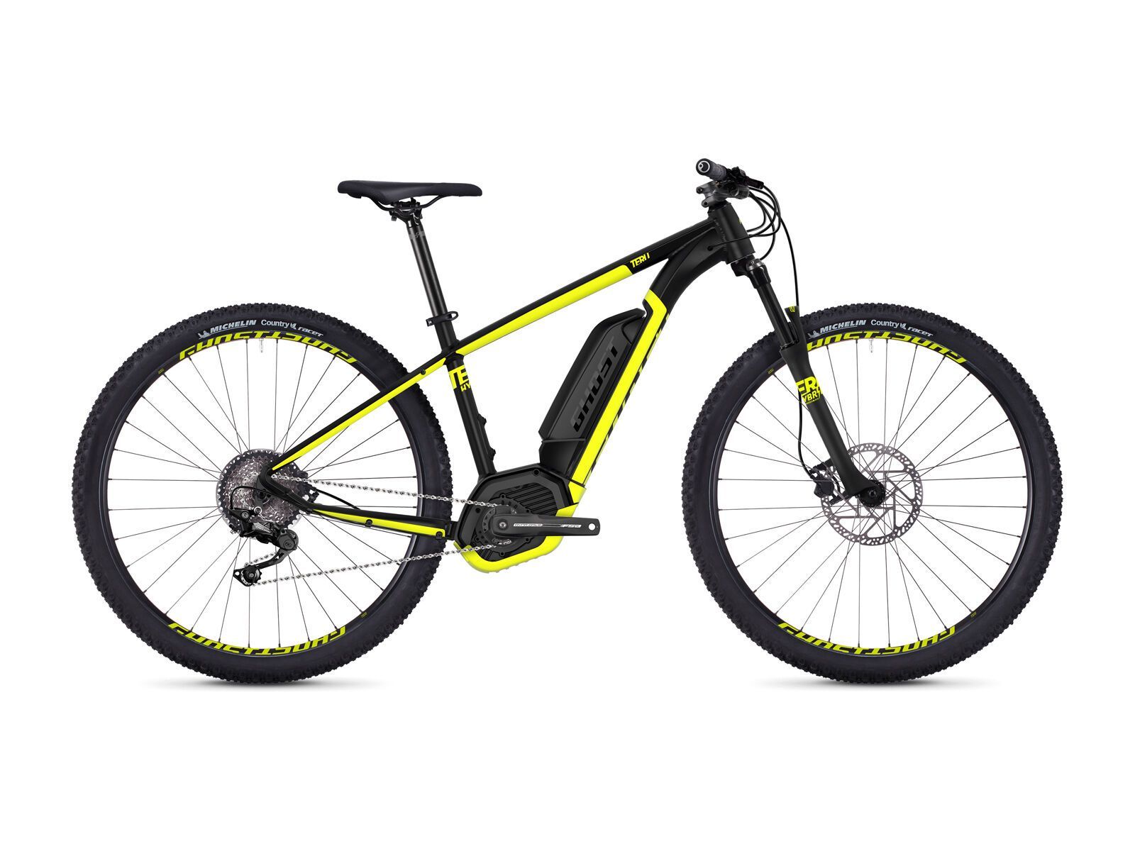 Ghost Hybride Teru B2.9 AL, night black/neon yellow - Bild 1