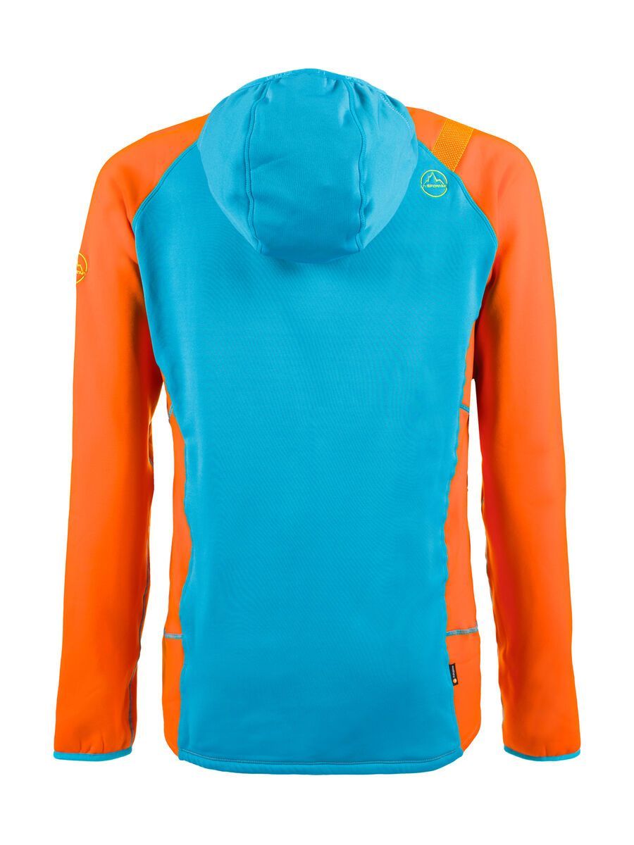 La Sportiva Iridium Hoody M, tropic blue/pumpkin - Bild 2