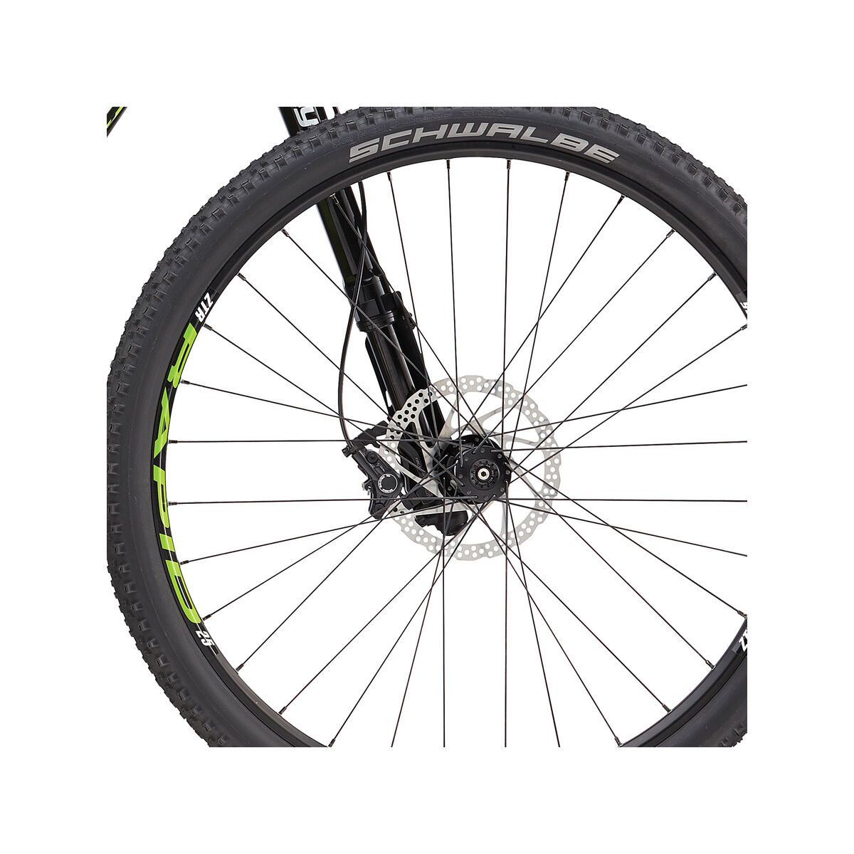 Cannondale F-SI Carbon 4 29, jet black w/ berzerker green and magnesium white, gloss - Bild 2