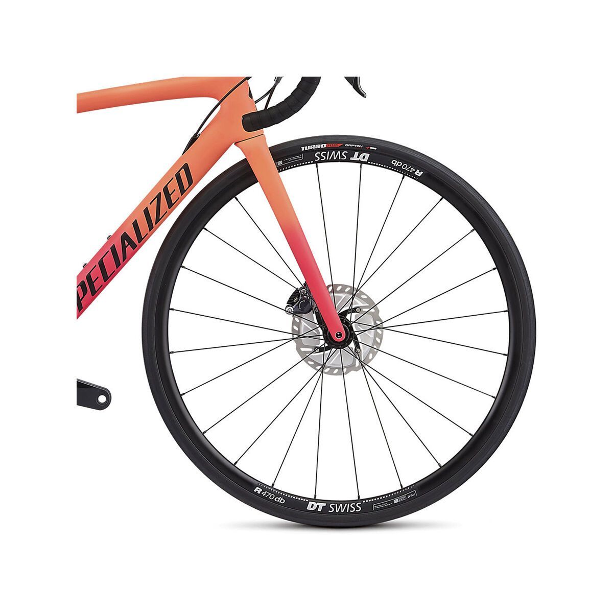Specialized Women's Tarmac Disc Comp, acid lava/acid pink/black - Bild 4