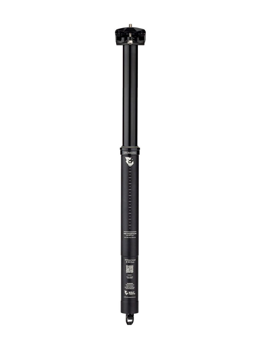 Wolf Tooth Resolve Dropper Post - 30,9 / 200 mm, black - Bild 1