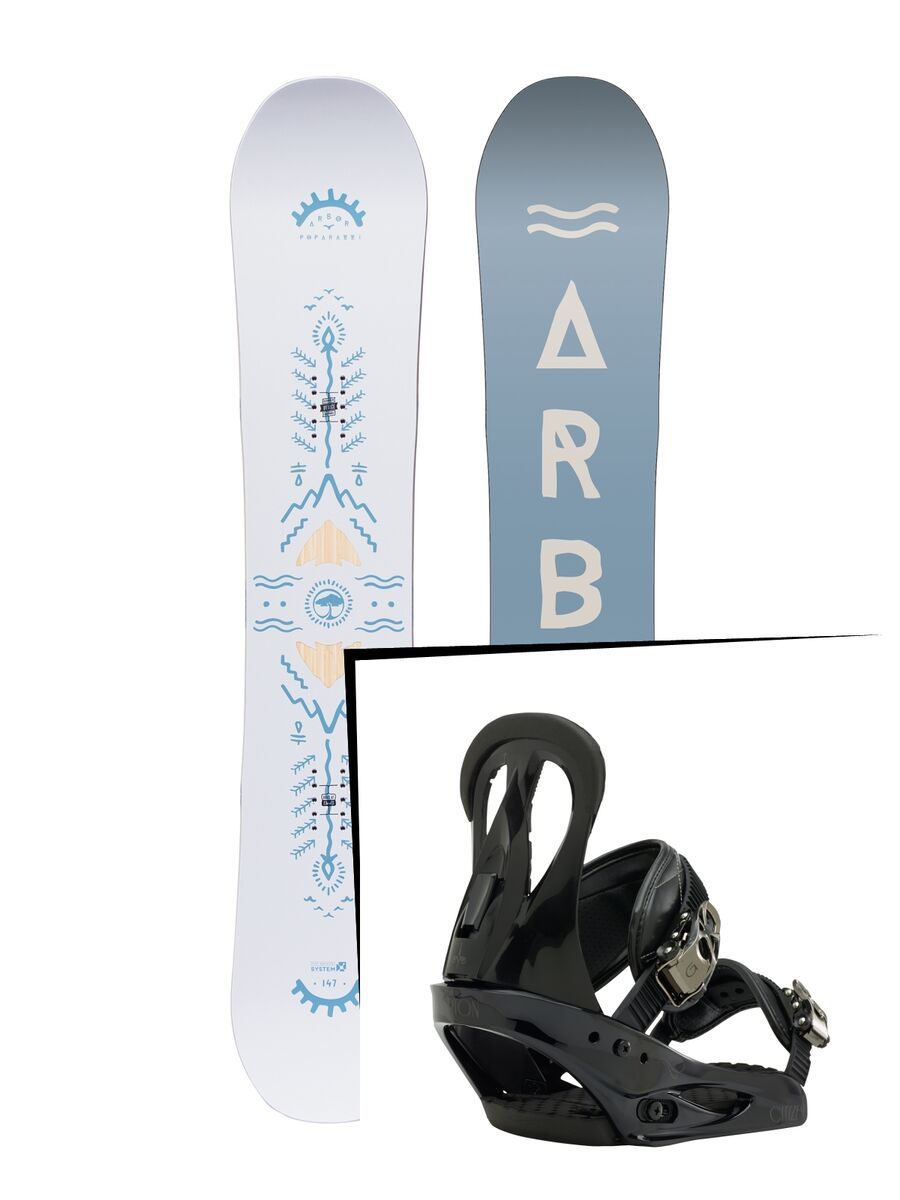 Set: Arbor Poparazzi 2017 + Burton Citizen (1464046S) - Bild 1