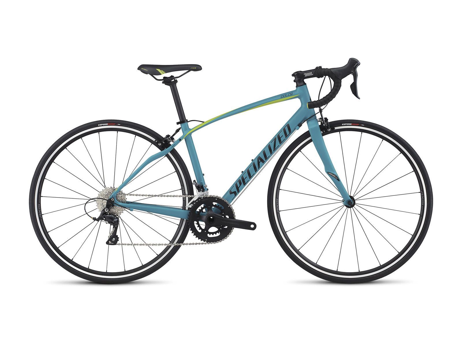 Specialized Dolce Sport, turquoise/hyper green/tarmac black - Bild 1