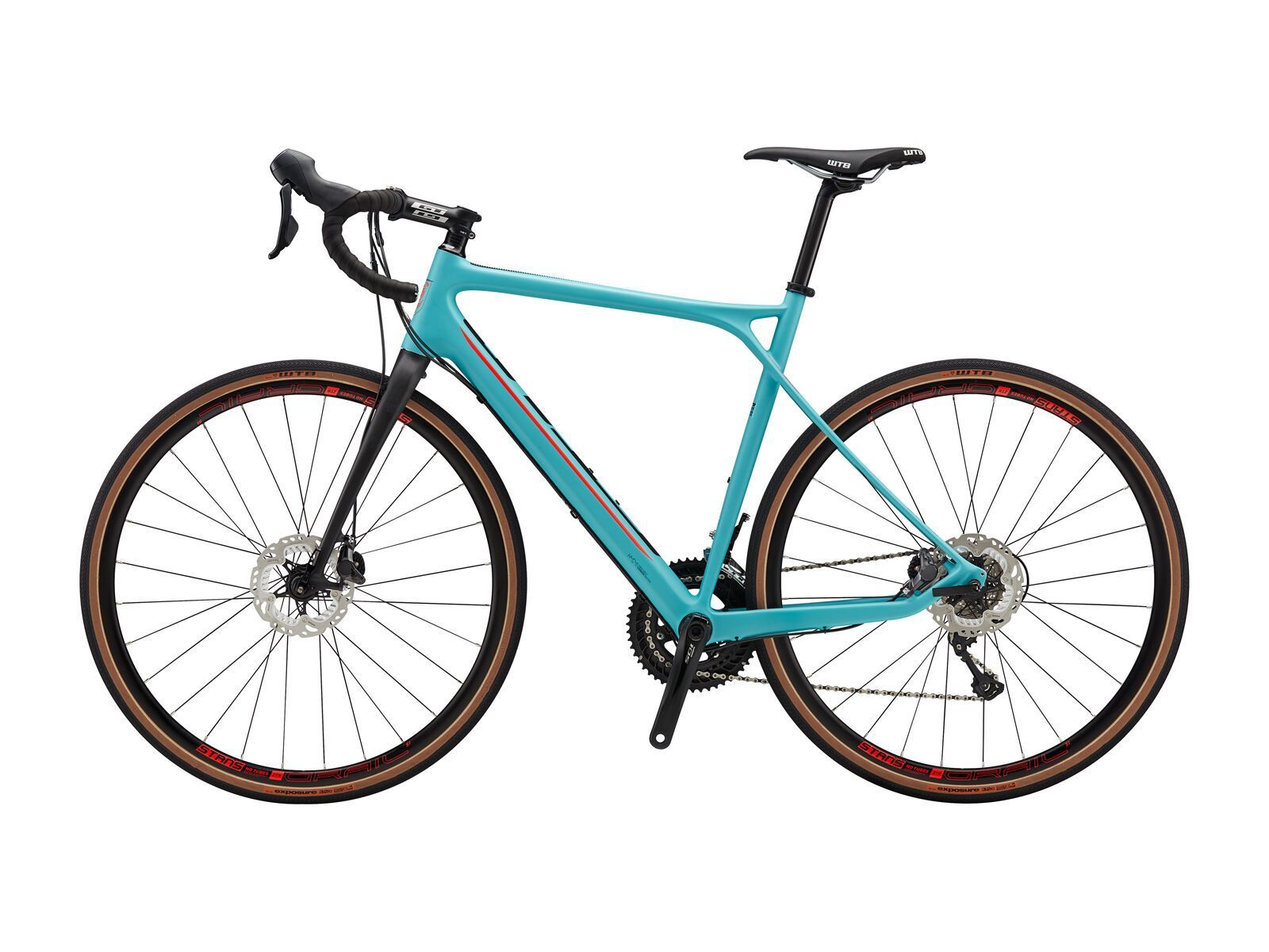 GT Grade Carbon Expert, satin washed turquoise w/ neon red & black - Bild 2