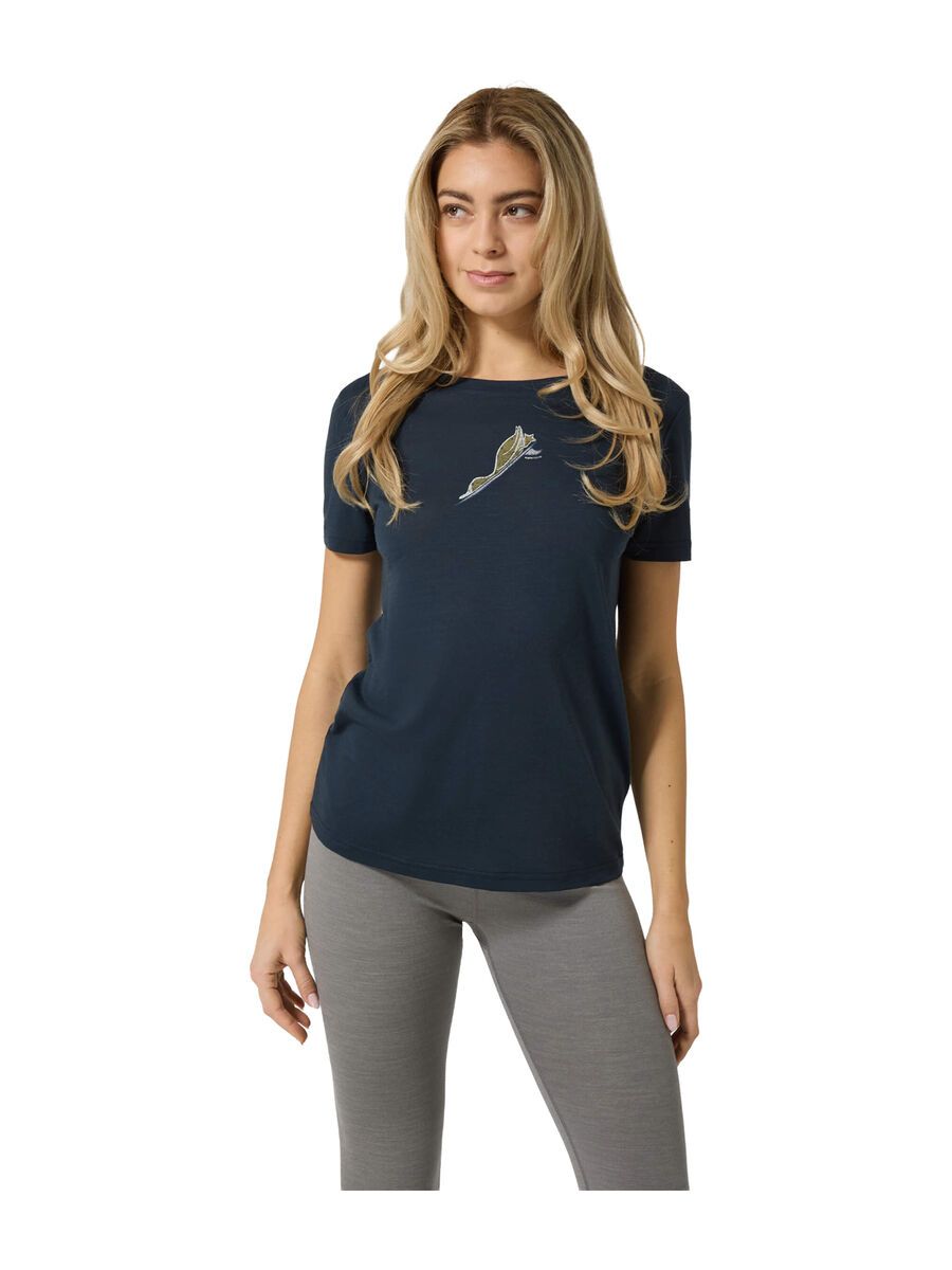 super.natural Duck Dive Tee Damen, blueberry/various - Bild 3