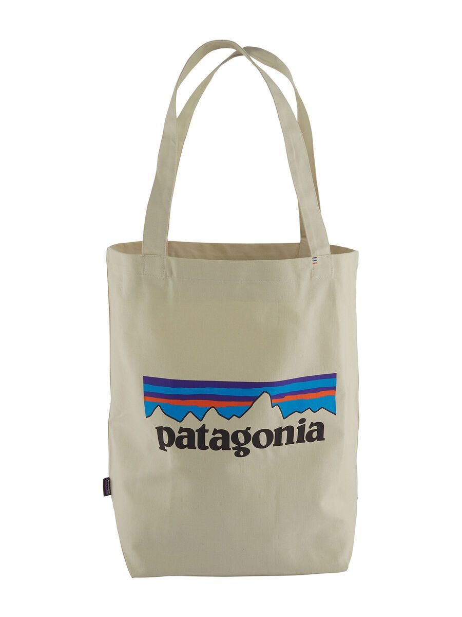 Patagonia Market Tote P-6 Logo, bleached stone - Bild 1