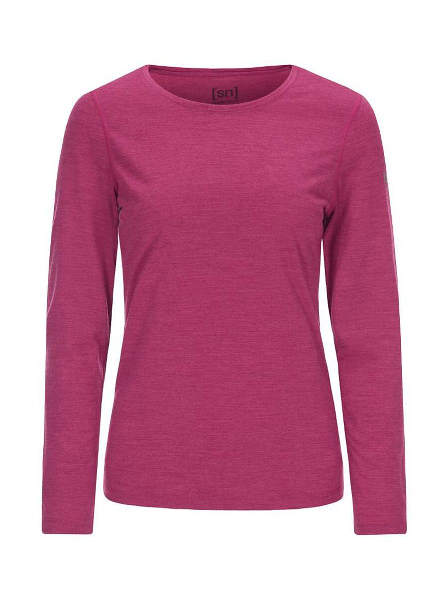 super.natural W Base LS 175, loganberry melange - Bild 1