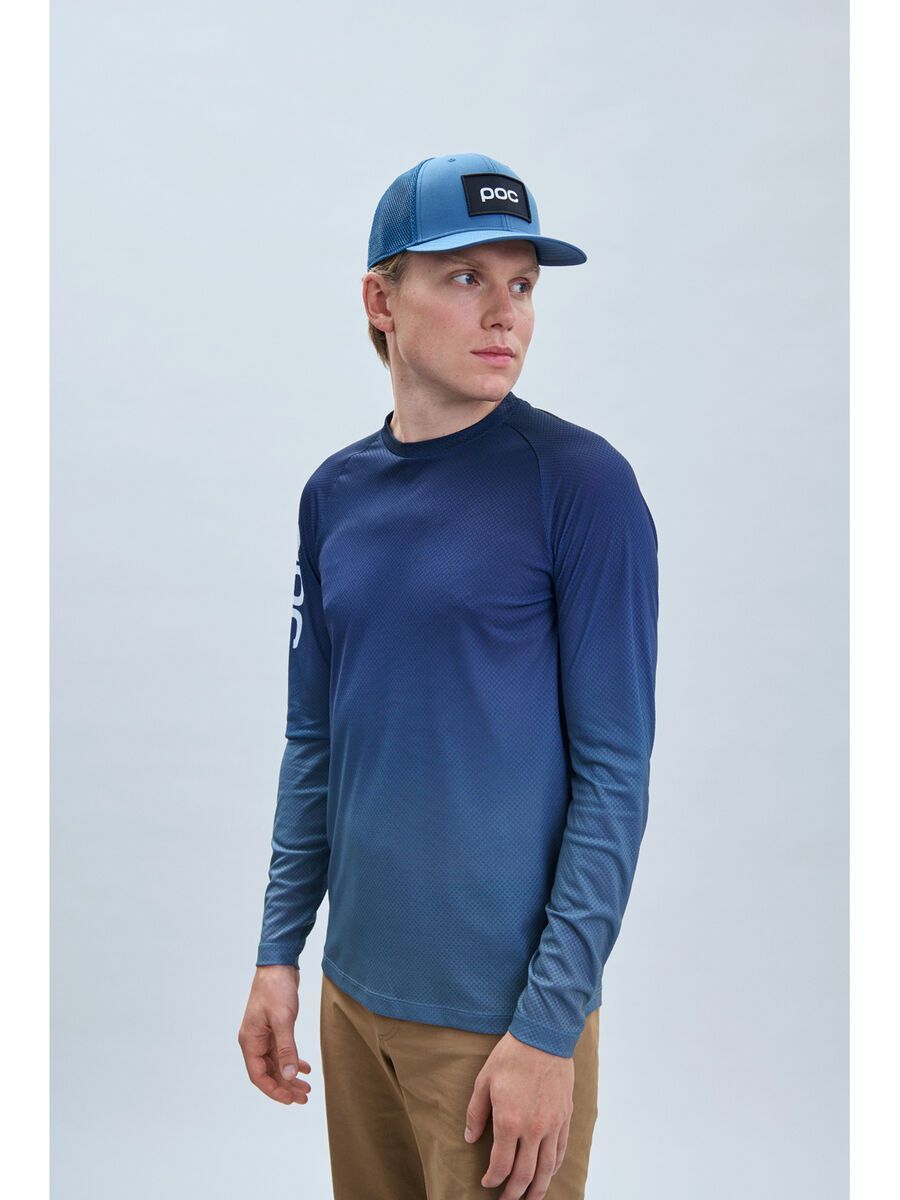 POC M's Essential MTB Lite LS Jersey, gradient turmaline navy - Bild 6