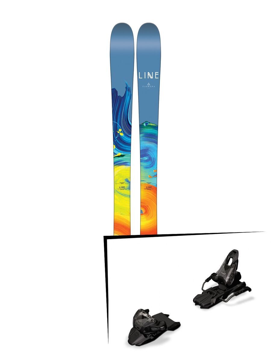 Set: Line Pandora 95 2017 + Marker Free Ten inkl. Screw-Kit (1685471) - Bild 1