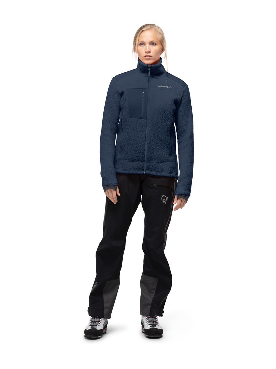 Norrona trollveggen Thermal Pro Jacket W's, indigo night - Bild 3