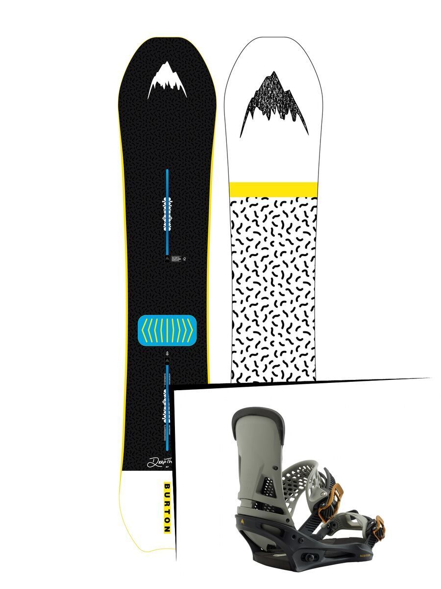 Set: Burton Deep Thinker 2019 +  Malavita (2218348S) - Bild 1
