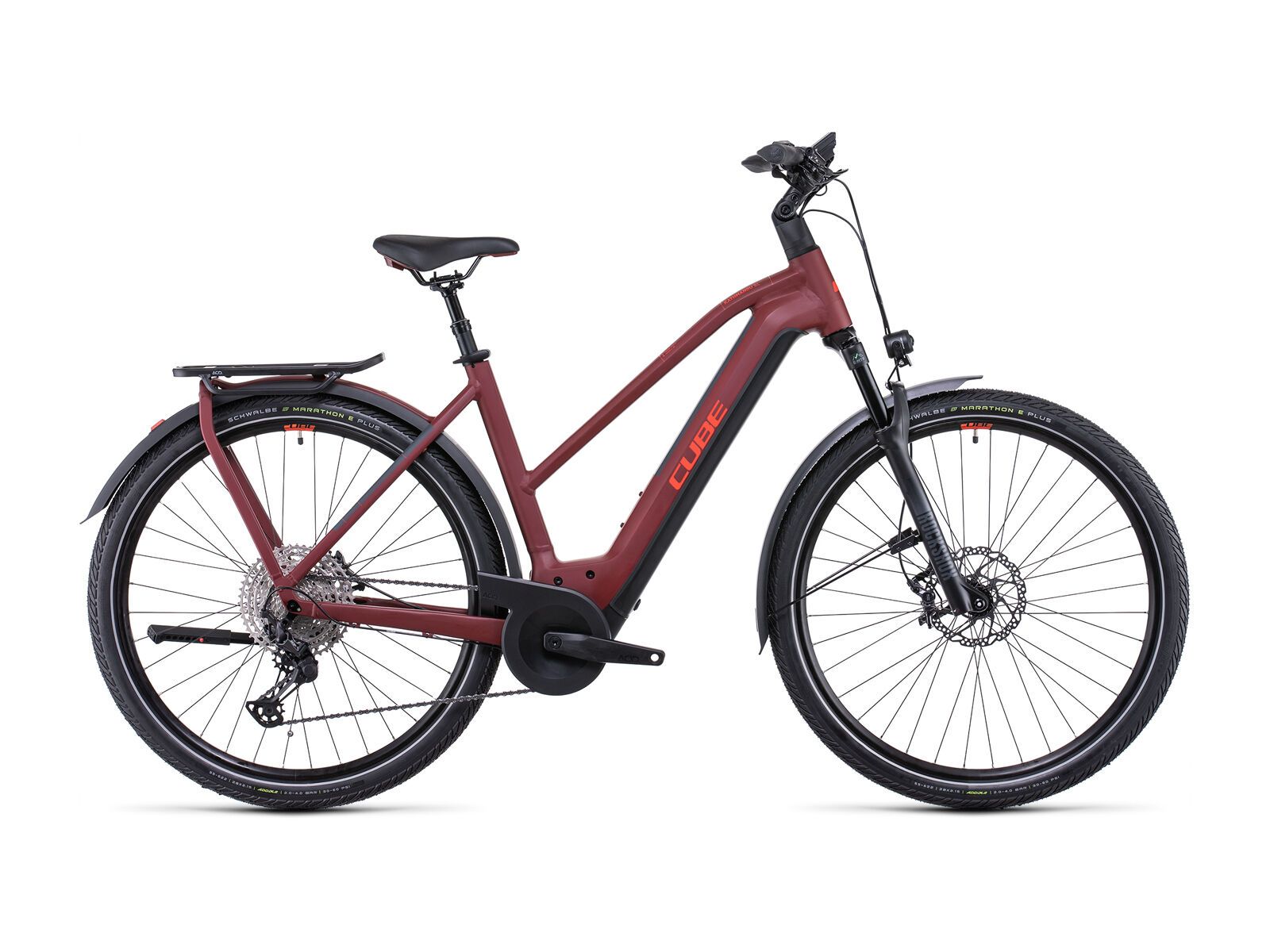 Cube Kathmandu Hybrid SL 750 Trapeze, darkred´n´red - Bild 1