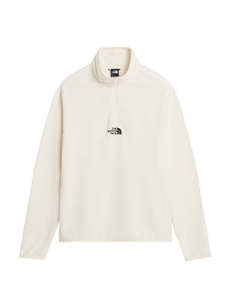 The North Face M Glacier 1/4 Zip Embroidered Logo, white dune - Bild 1
