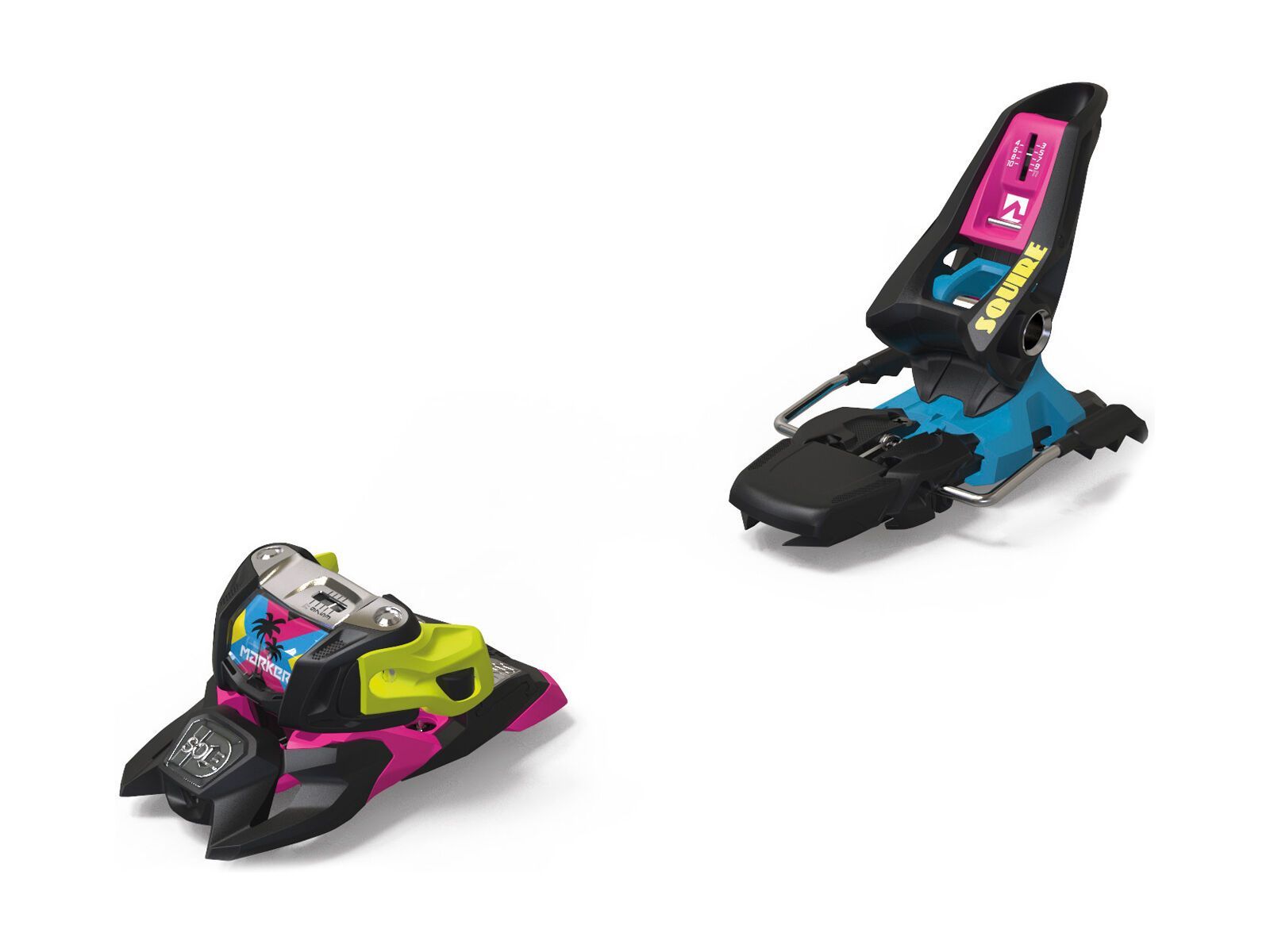 Set: Atomic Bent Chetler 100 2019 + Marker Squire 11 ID black/pink/blue - Bild 3