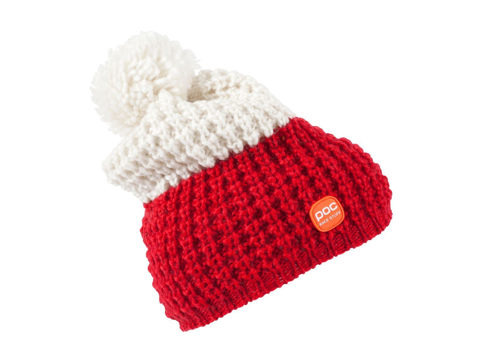 POC Race Stuff Beanie, glucose red/hydrogen white - Bild 1
