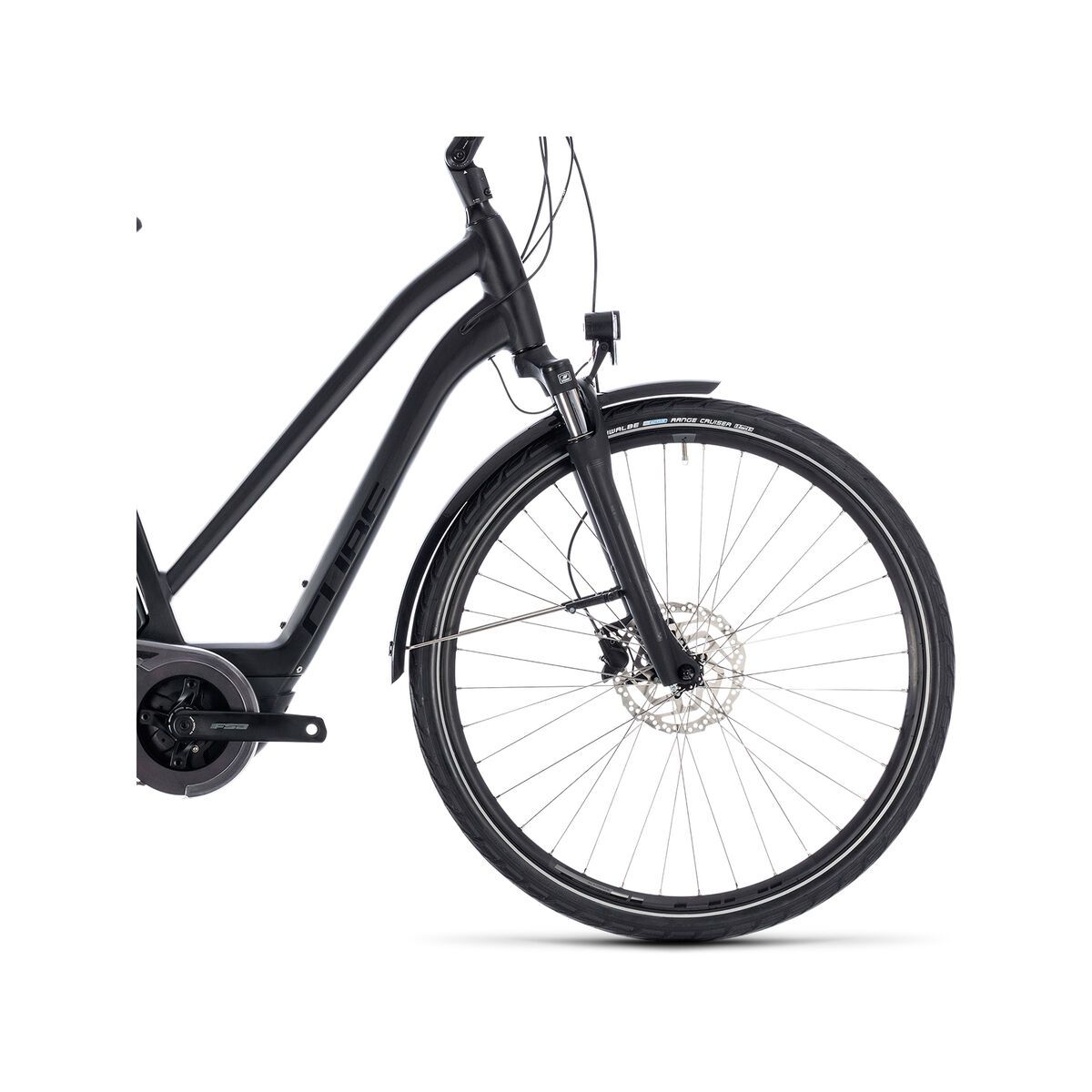 Cube Town Hybrid Sport 400 Trapeze, black´n´glossy - Bild 3