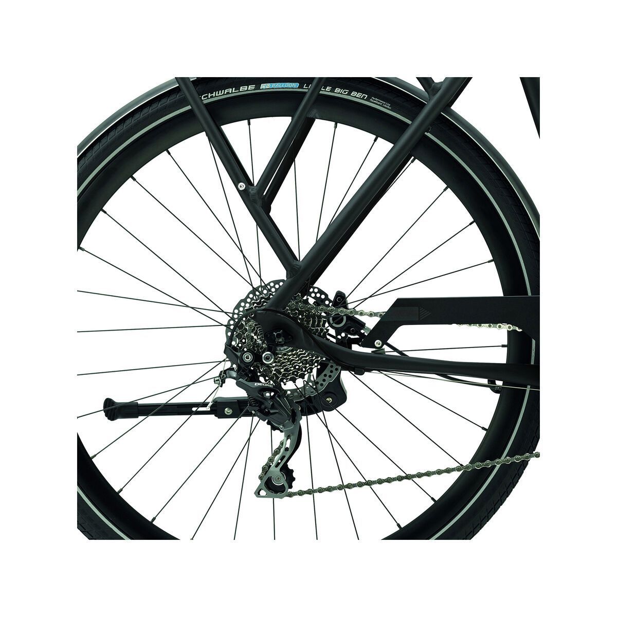 Cannondale Tesoro 2, black coffee w/ tonal accents, matte - Bild 4