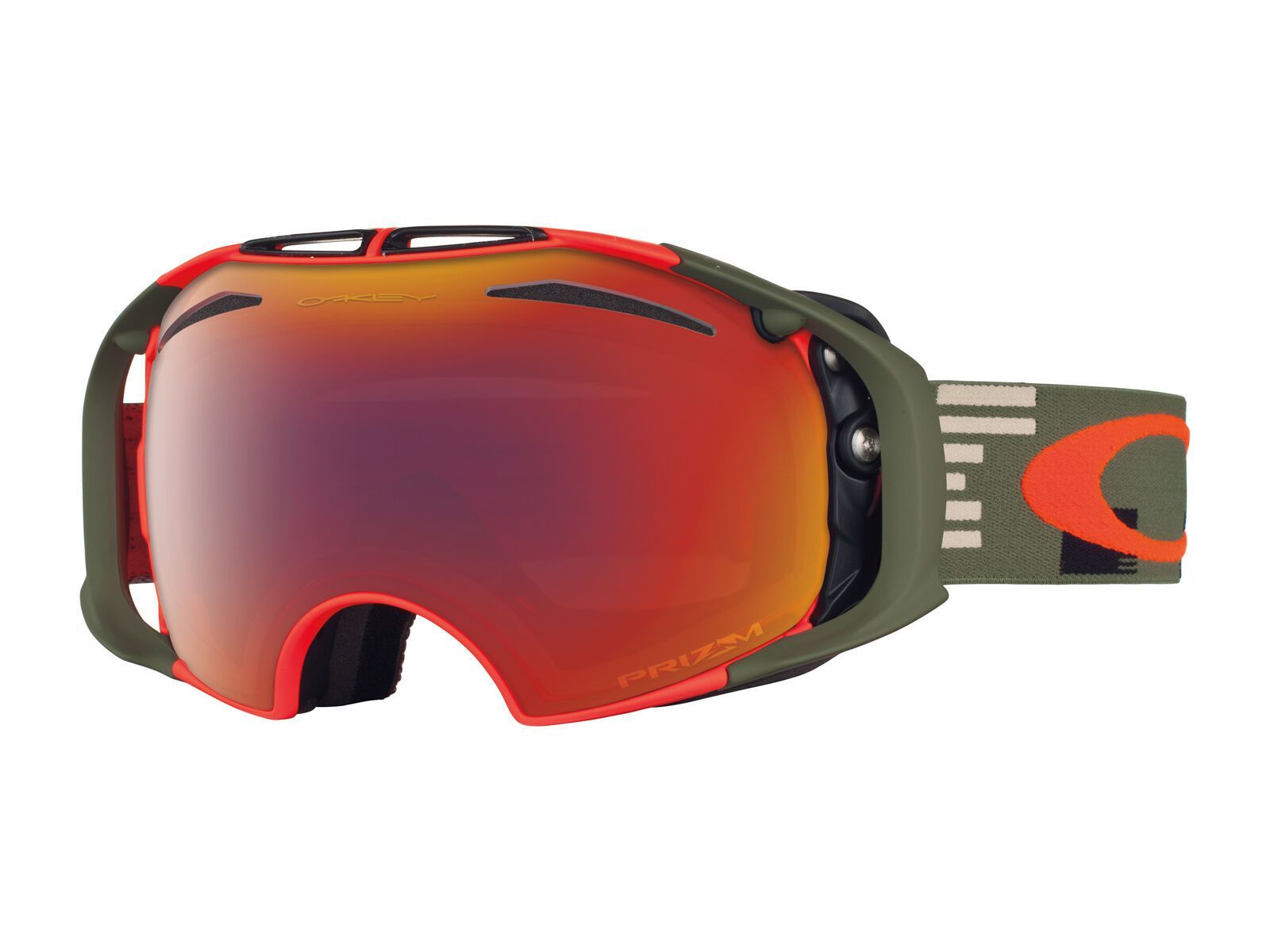 Oakley Airbrake, disruptive olive orange/Lens: prizm torch iridium - Bild 1