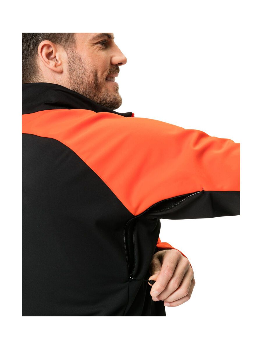 Vaude Men's Posta Softshell Jacket VI, glowing red - Bild 5
