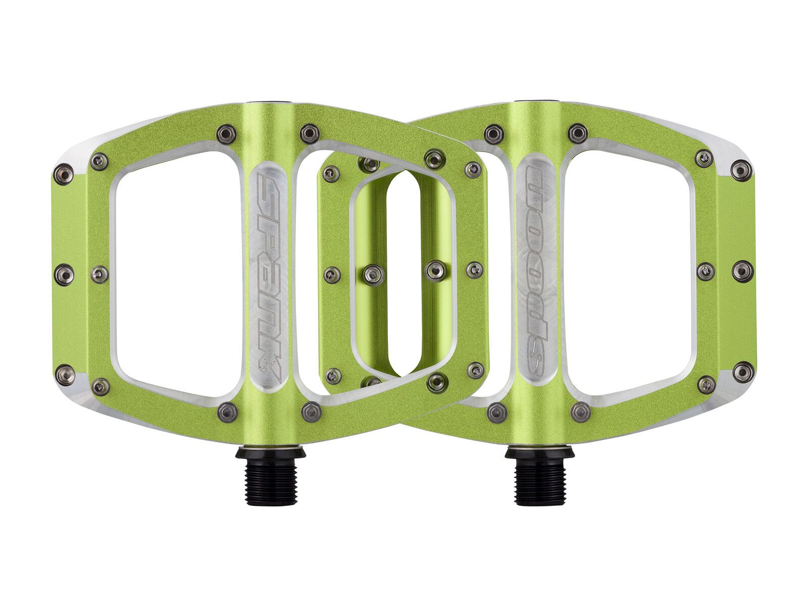 Spank Spoon Pedals, emerald green - Bild 1