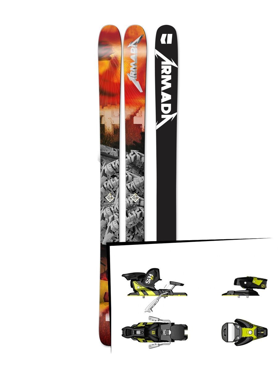 Armada Set: Invictus 95ti Metallica 2016 + Salomon STH2 WTR 13 - Bild 1