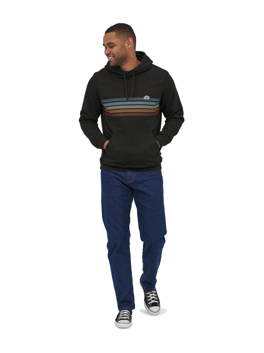 Patagonia Line Logo Ridge Stripe Uprisal Hoody, ink black - Bild 8
