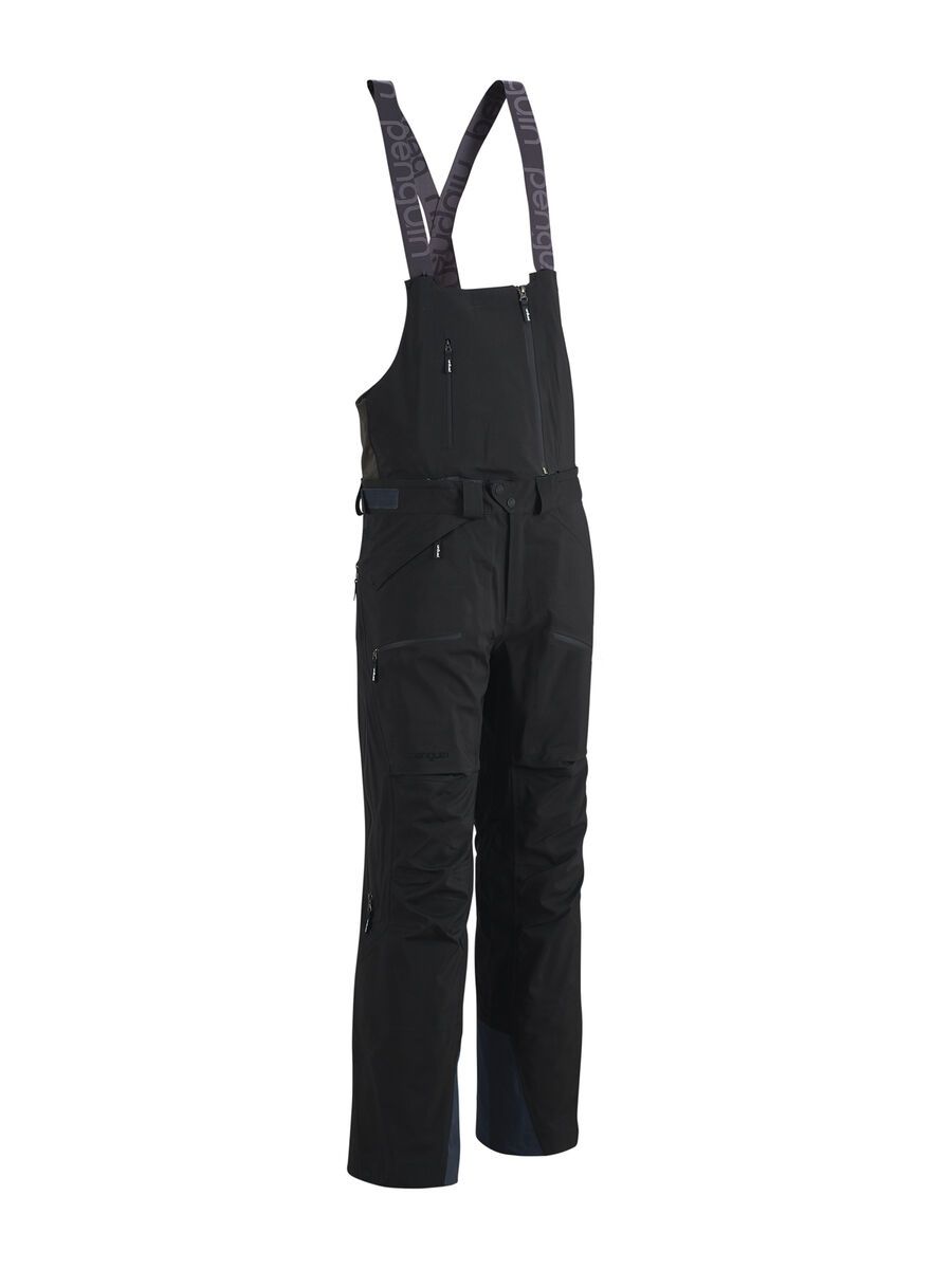 Penguin Männer 3 Lagen Dermizax Shell (Latz-) Hose, charcoal black - Bild 1