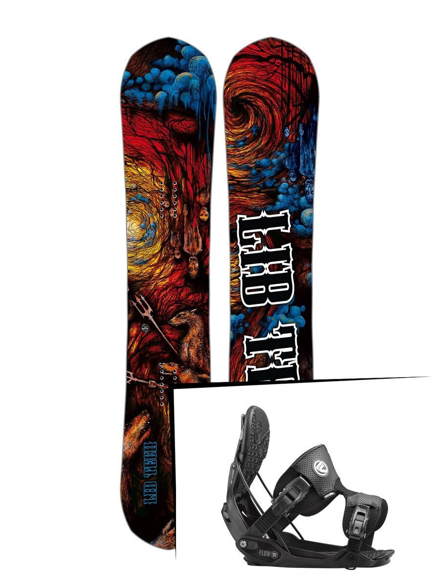 Set: Lib Tech From Hell Hot Knife 2017 + Flow Five (1513175S) - Bild 1