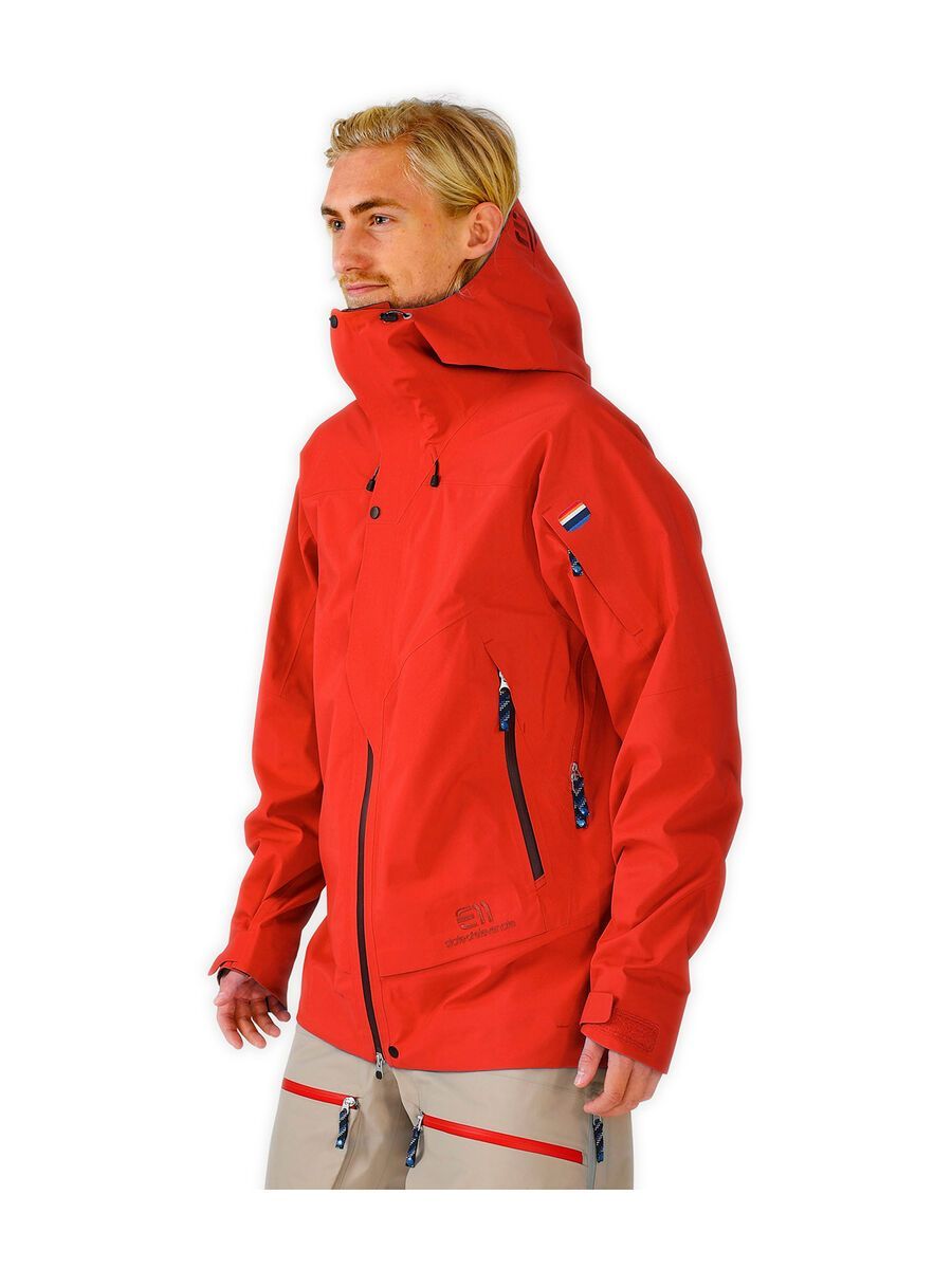 Elevenate Men's Pure Jacket, red glow - Bild 3