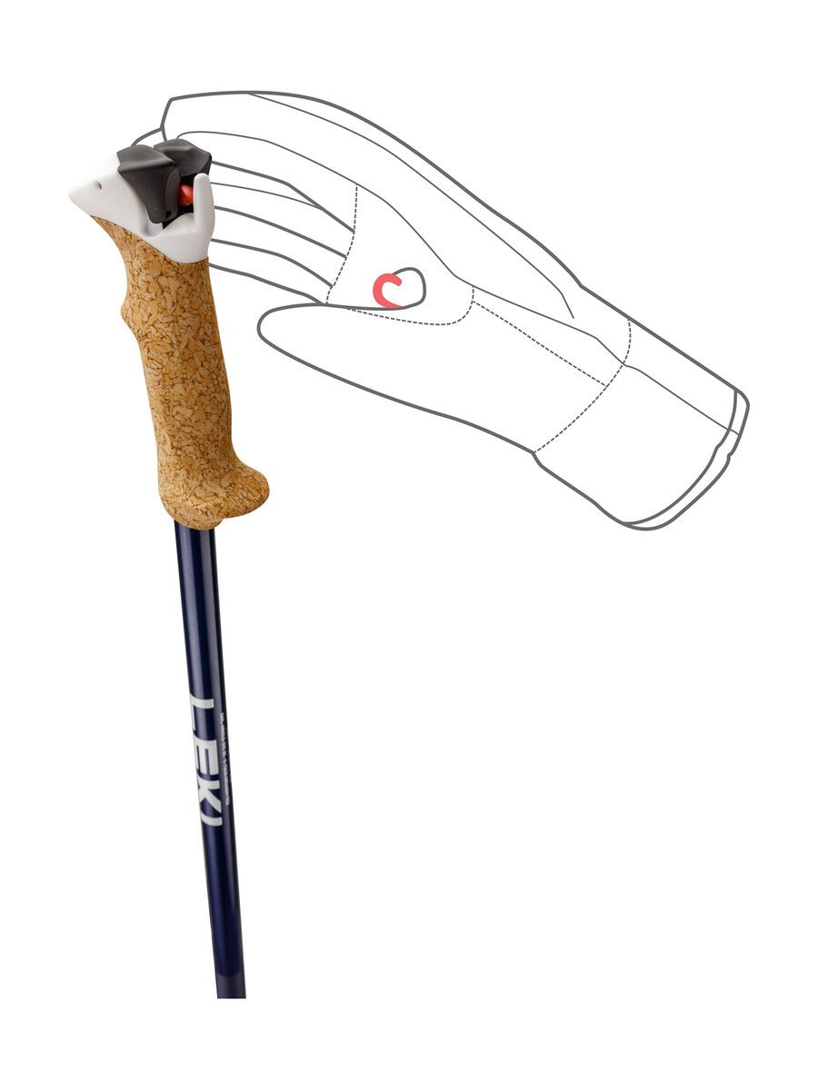 Leki Stella S, midnightblue dark metallic/white/whitegold - Bild 5