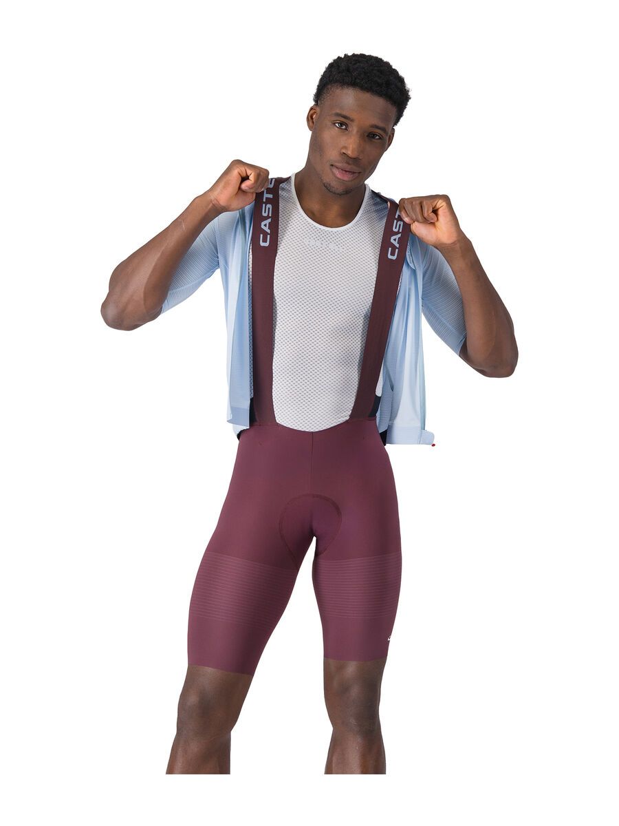 Castelli Premio Evo Bibshort, deep bordeaux/winter sky - Bild 2