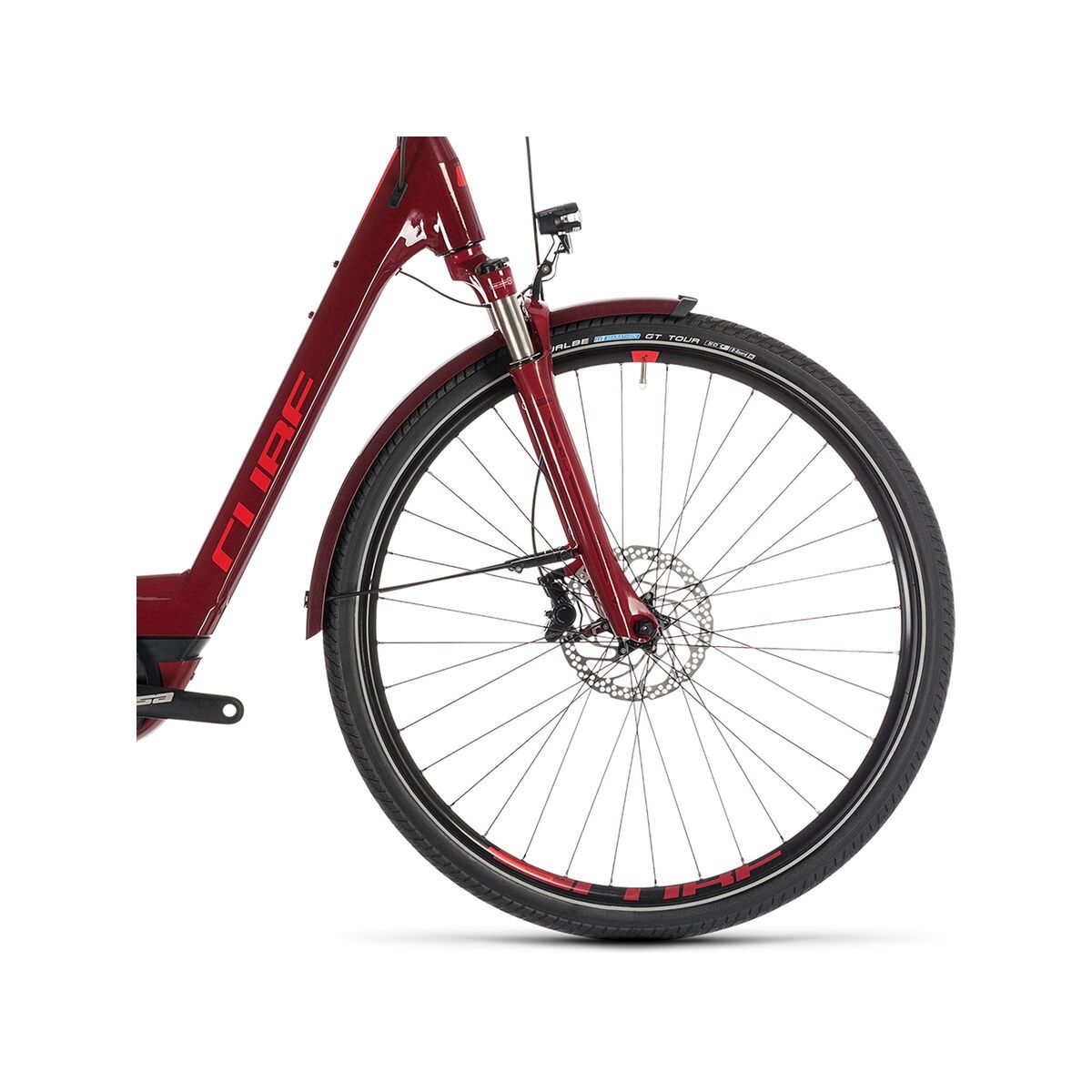 Cube Touring Hybrid EXC 500 Easy Entry, darkred´n´red - Bild 2