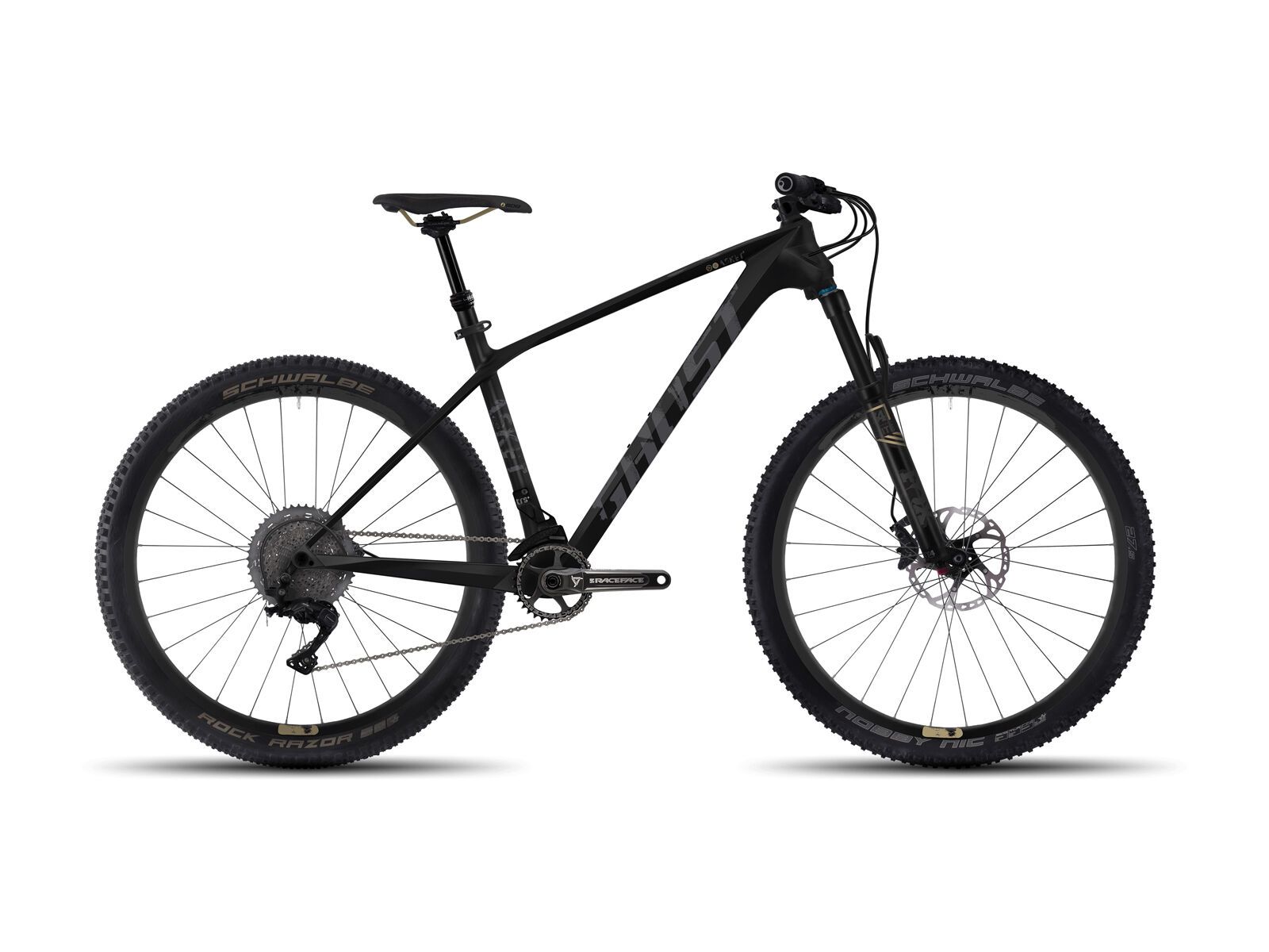 Ghost Asket 8 LC, night black/titanium grey/tan - Bild 1