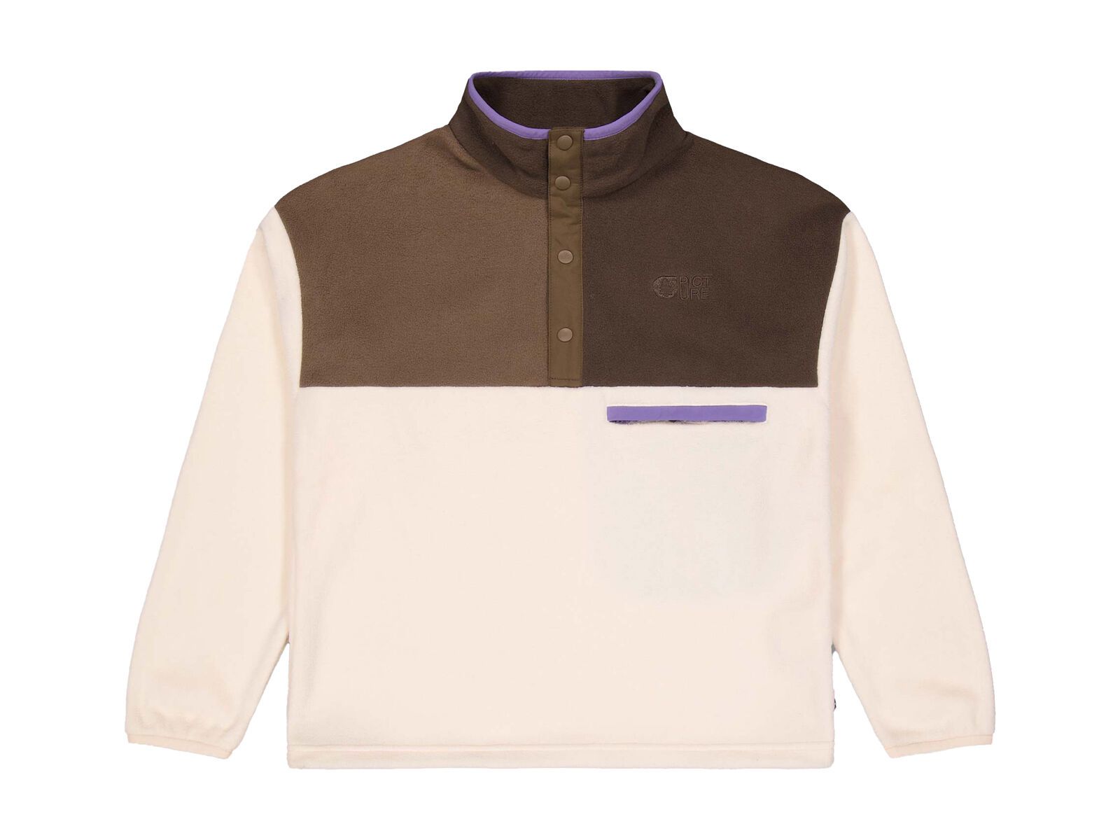 Picture Arcca W 1/4 Fleece, vanilla cocoa chicory - Bild 2