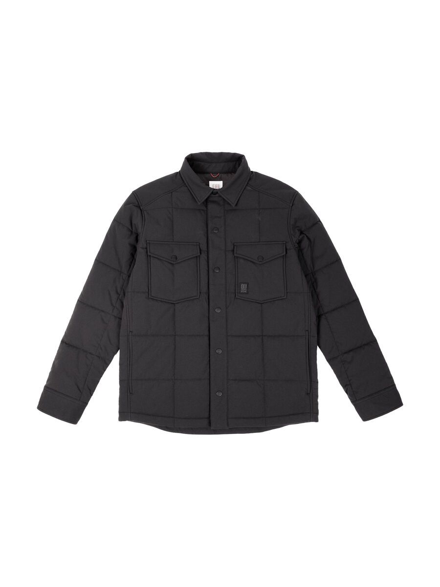 Topo Designs Puffer Shirt Jacket Herren, black - Bild 1