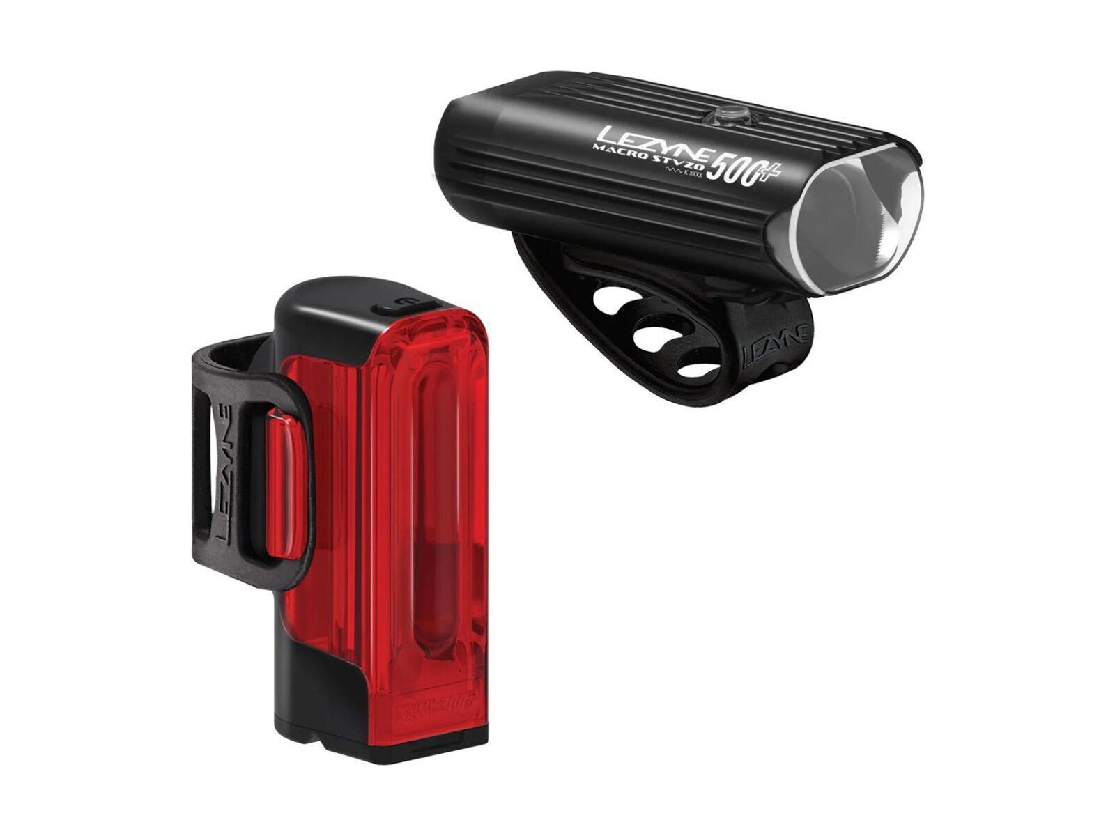 Lezyne Macro StVZO 500+ / Strip+ StVZO Rear Set, black - Bild 1