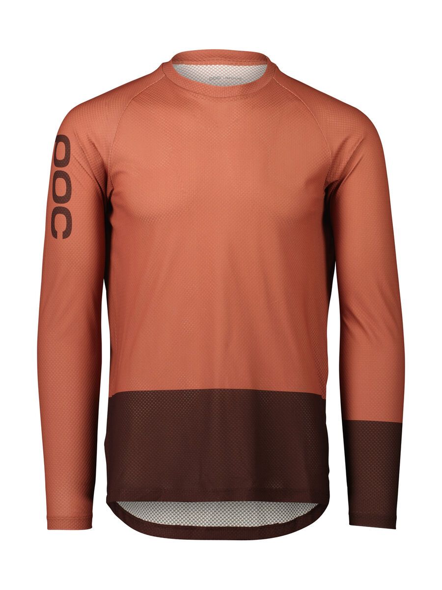 POC MTB Pure LS Jersey, himalayan salt/axinite brown - Bild 1