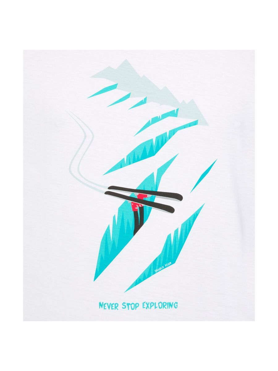 The North Face Mens SS Never Stop Exploring Series Tee, TNF White - Bild 5