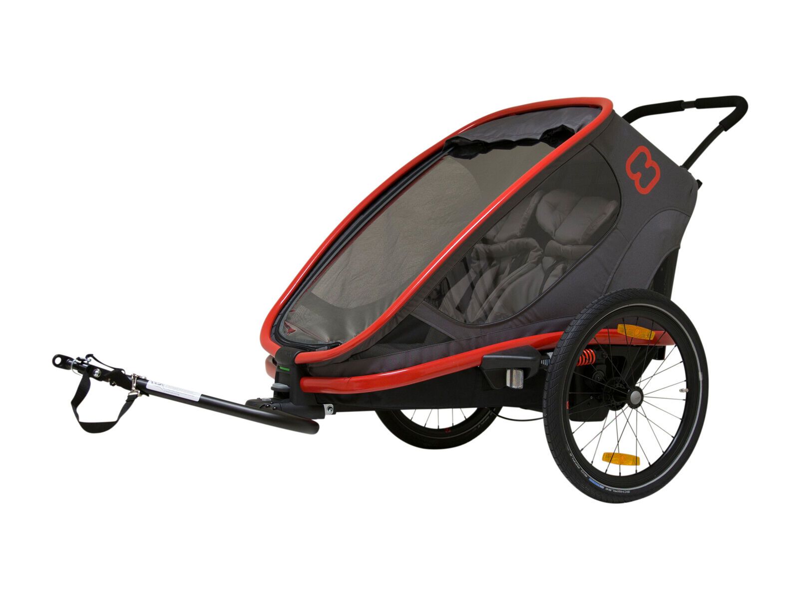 Hamax Outback, grau/rot - Bild 3