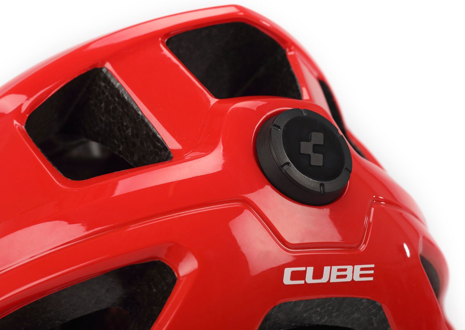 Cube Helm Steep, glossy red - Bild 4