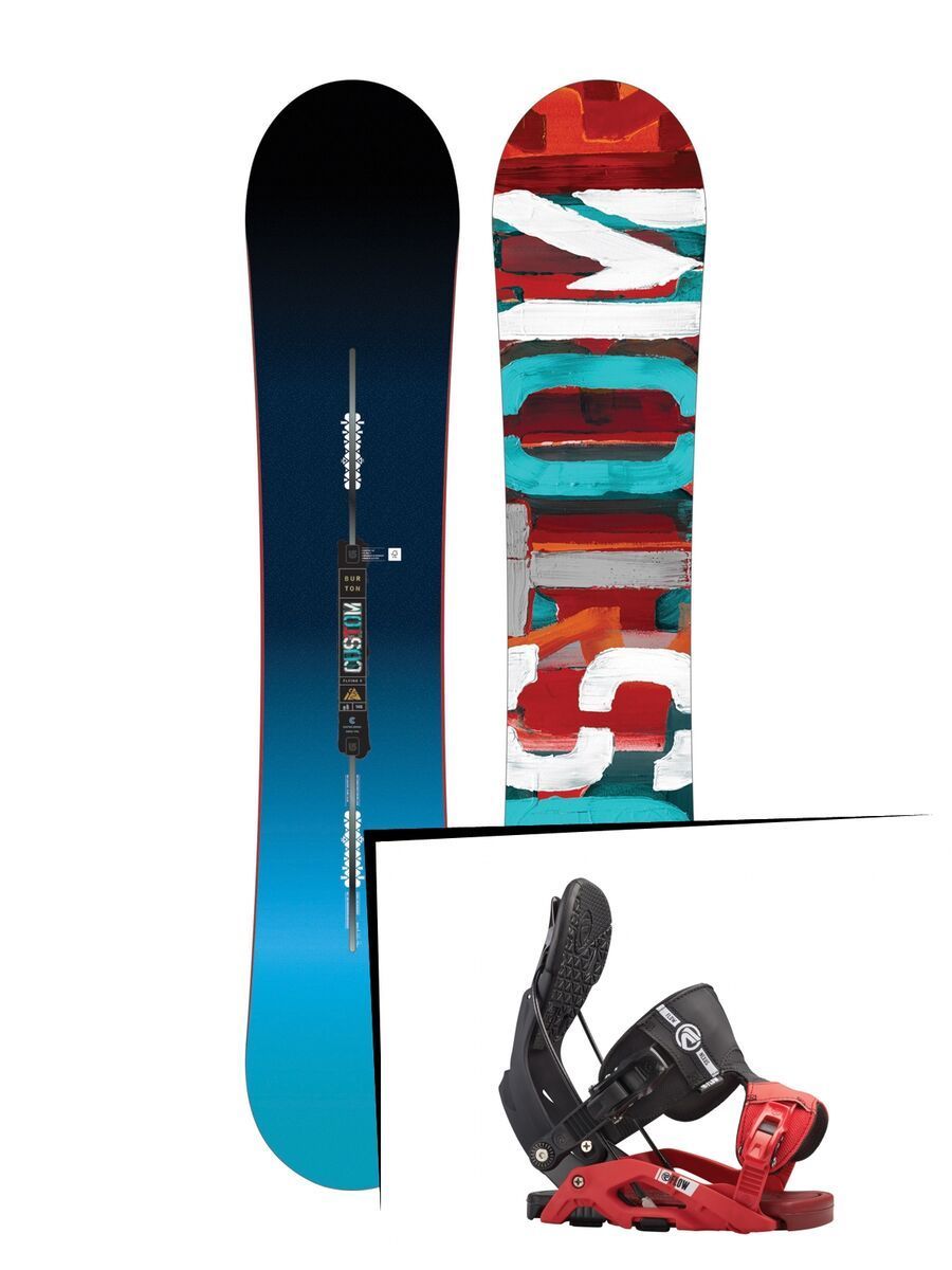 Set: Burton Custom Flying V 2017 + Flow Nexus (1513160S) - Bild 1