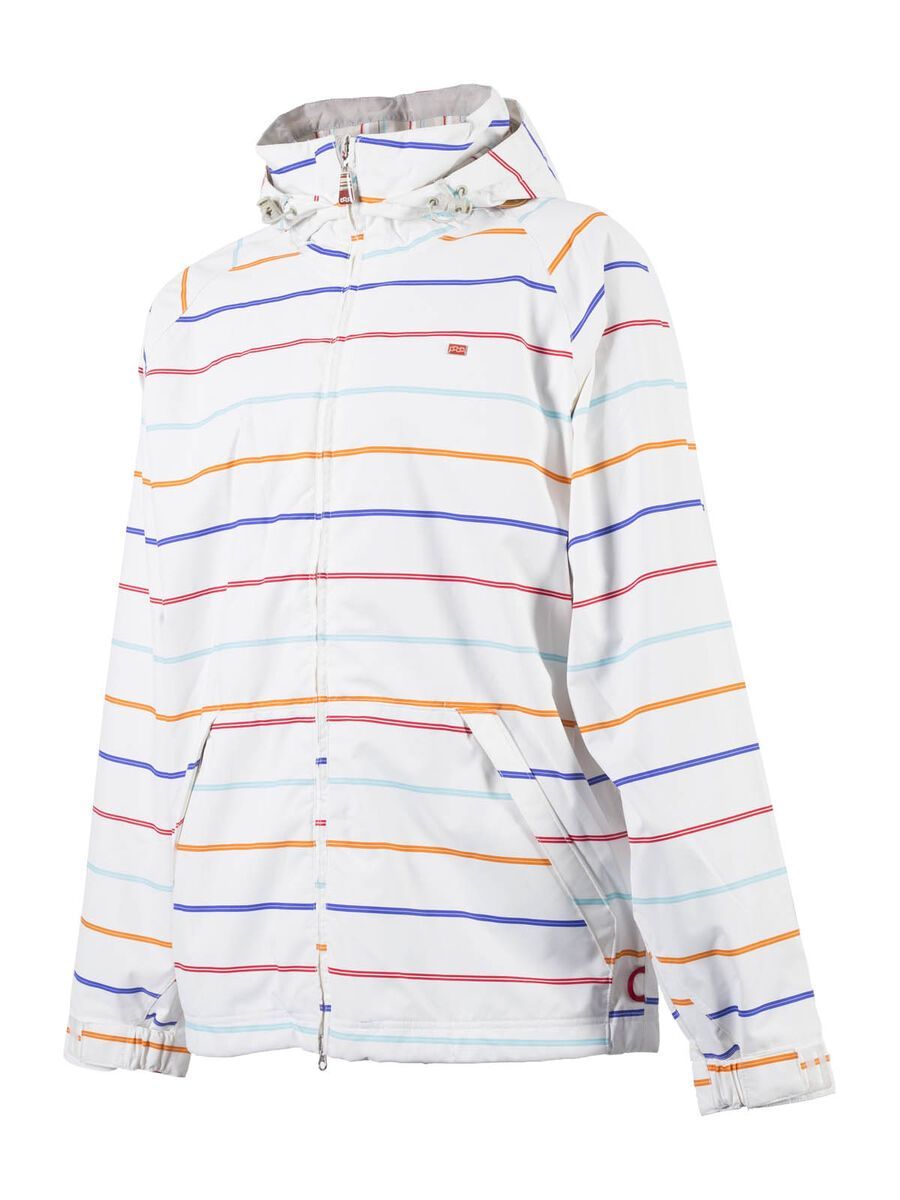 Foursquare Searle Jacket, White Stripes Poppin - Bild 1