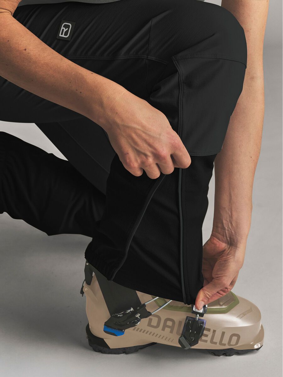 Ortovox Venet Softshell Pants W, black raven - Bild 8