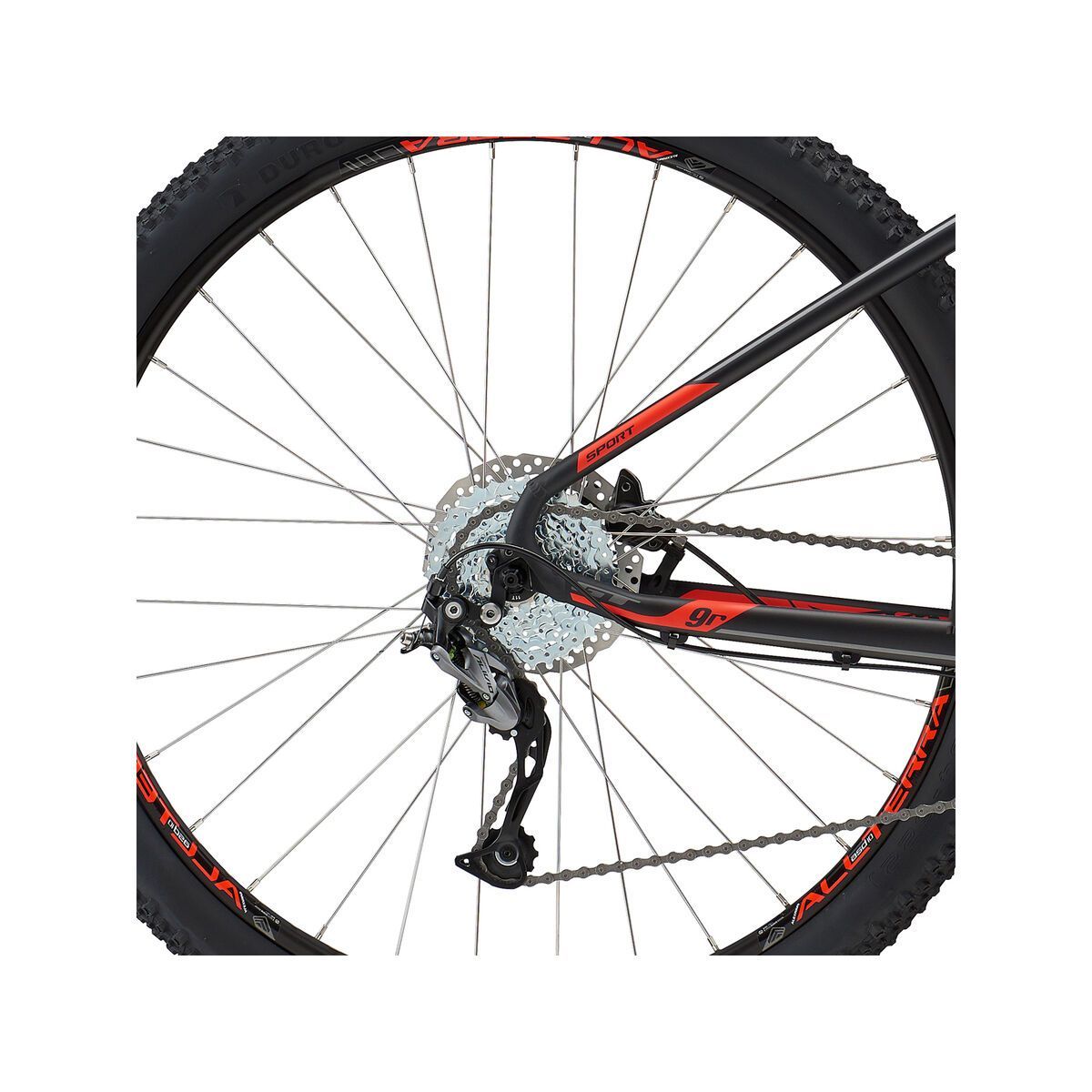 GT Avalanche Sport 29, satin black w/ dark silver & red - Bild 5