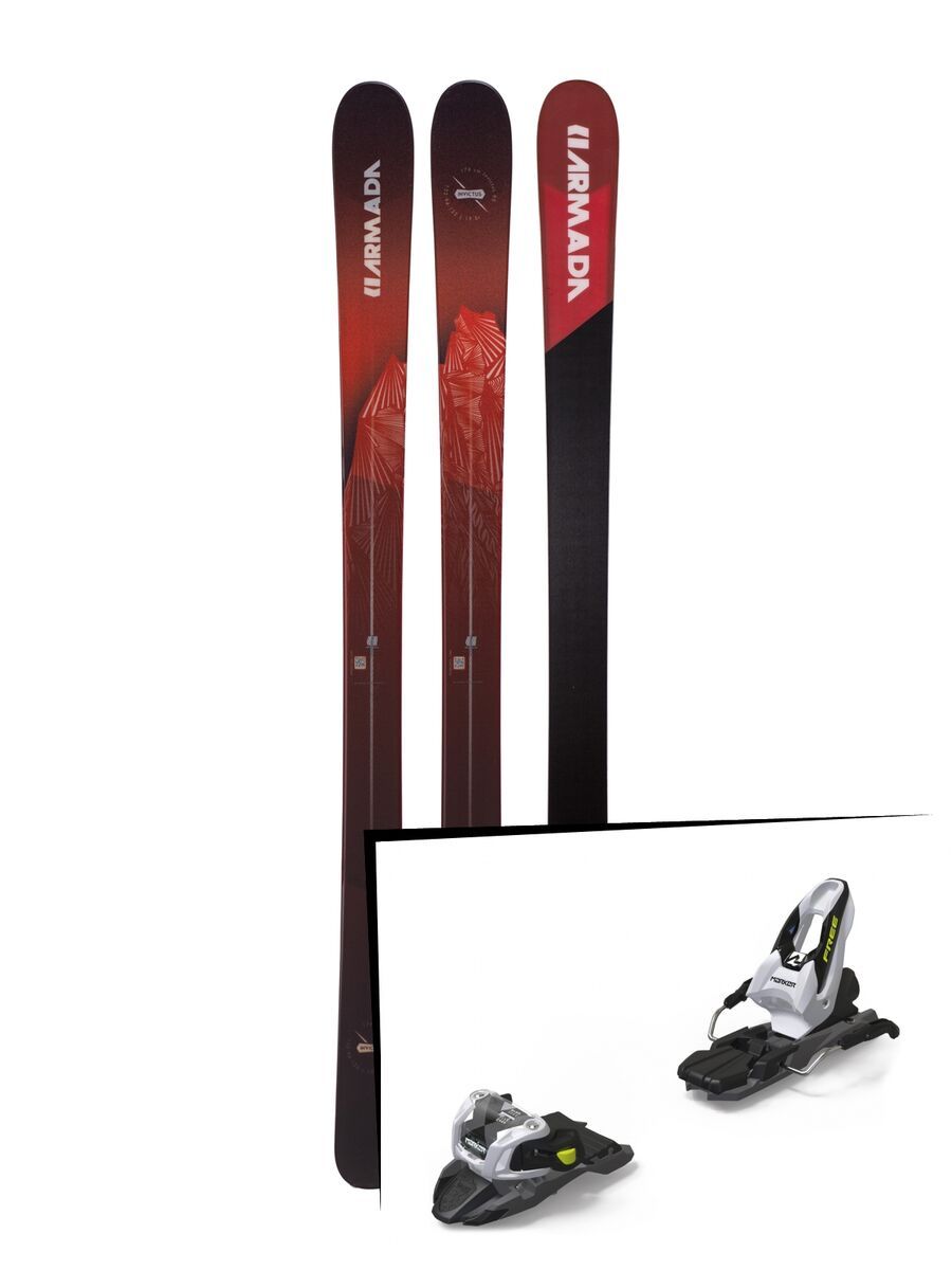 Set: Armada Invictus 95 2019 + Marker Free Ten black/white - Bild 1