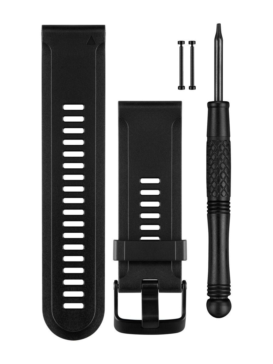 Garmin fenix 3 Armband Silikon, schwarz - Bild 1