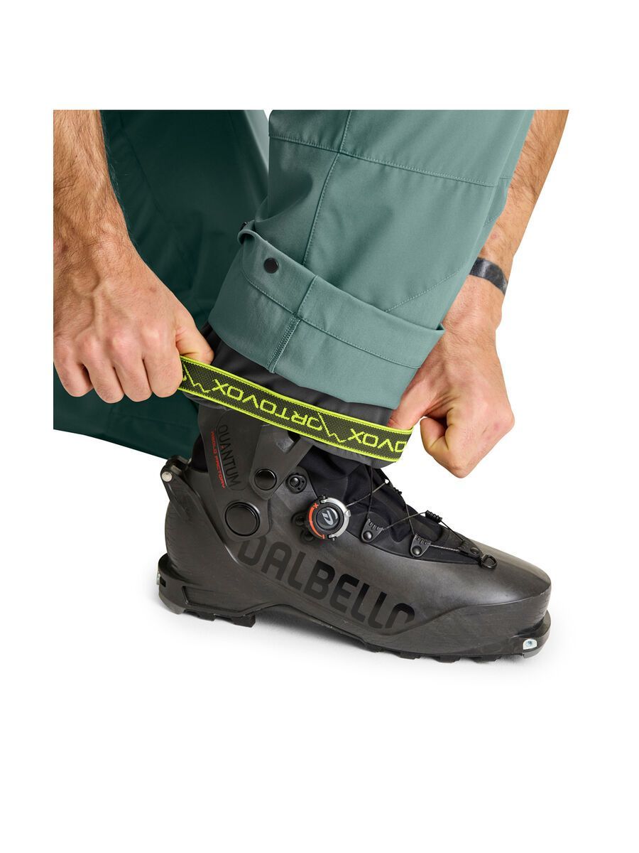 Ortovox Merino Deep Shell Mesola Pants M, arctic grey - Bild 6